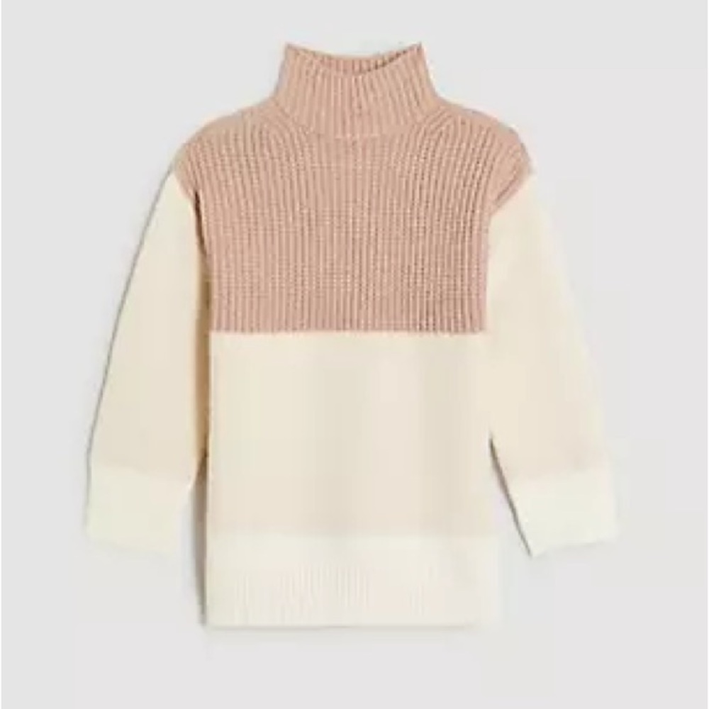 Ann Taylor Colorblock Tunic Sweater